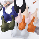 Ice Silk Bra Seamless Vest Bras Women Push Up Underwear Lingerie Sleep Top Padded Bralette Soutien Gorge нижнее белье женское