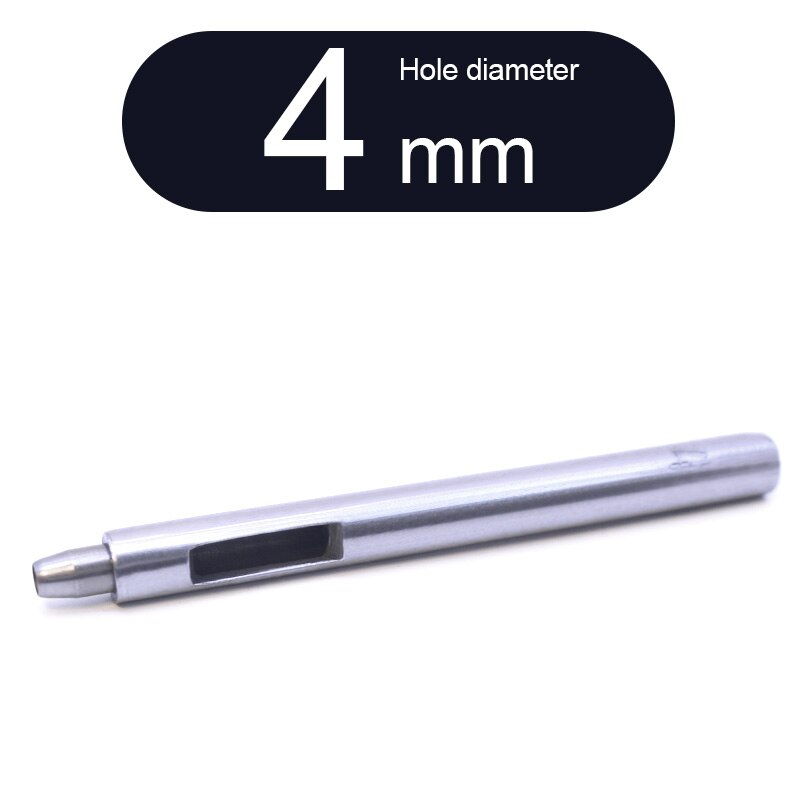 Round Punch Hollow Punch Steel Chisel Leather Puncher Cutting Tool for Belts, Metal Gaskets, Leather, Canvas (0.5mm To 60mm)