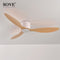 SOVE Modern Black White Low Floor DC Motor 30W Ceiling Fans With Remote Control Simple Ceiling Fan Without Light Home Fan 220V