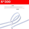 30PCS reusable self-locking plastic nylon cable ties, fixed nylon cable ties and detachable zipper cable ties, binding straps