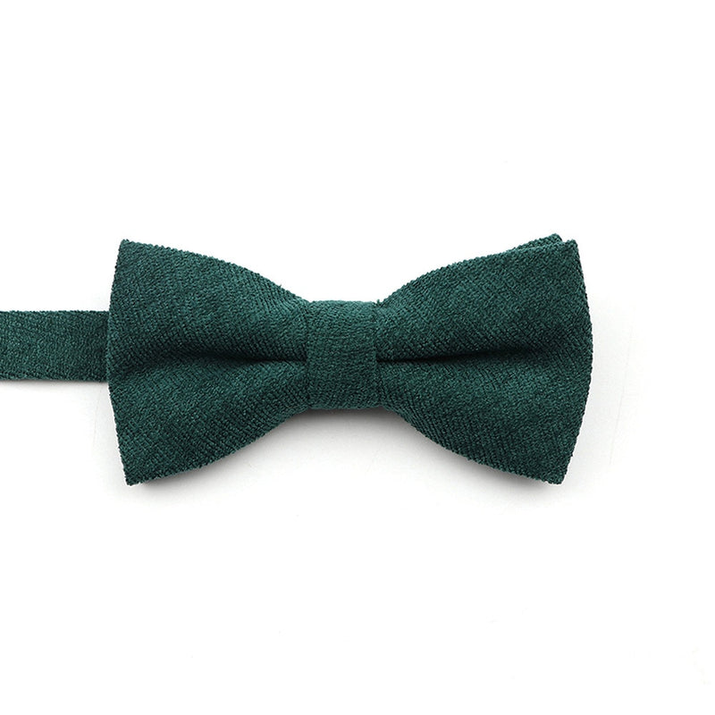 NEW Macarons Solid Color Men Bow Tie Super Soft Suede Classic Shirts Bowtie Bowknot Adult Child Butterfly Cravats For Wedding