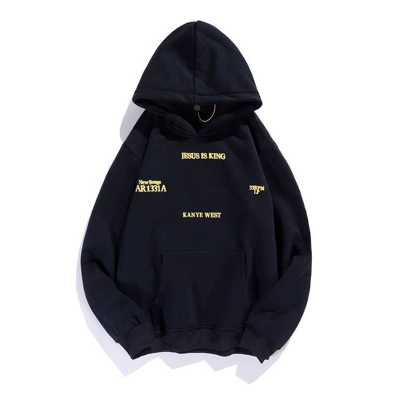 Graffiti Letter Foam Plus Velvet Sweatshirts Men and Women Harajuku Oversized Fleece Hoodie Hip Hop Stranger Things Hooded Hoody