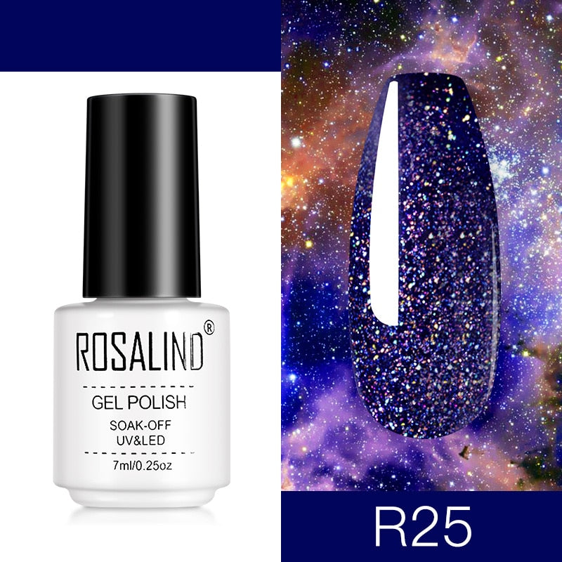 ROSALIND Nail Gel Polish Semi Permanent Polish All For Manicure Nails Art UV Hybrid Varnishes Gellak Base TOP Primer For Nails