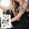 Realistic Sexy Peony Tattoos Temporary Women Adult Flower Arm Tattoos Sticker Waterproof Fake Floral Bloosom Body Leg Art Tatoos