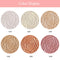 Hudamoji 6 Colors Highlighter Powder Glitter Palette Makeup Glow Face Contour Shimmer Illuminator Ginger Highlight Cosmetics