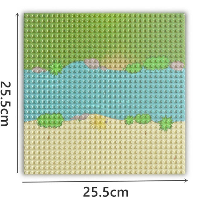 32x32 32x16 Dots Classic Base Plates Blocks Small Size DIY Bricks Baseplates ABS Plastic Assembly Plate Blocks For Children Kids