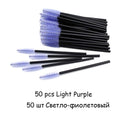 Disposable Eyelash Brush 25/50 Pcs Crystal Eye Brush Diamond Handle Mini Mascara Wands Brush Eyelash Extension Makeup Brush Set
