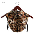 Fashion White Black Lace Fake Collar Blouse Vintage Detachable Shirt False Collar Lapel Blouse Top Women Clothes Accessories