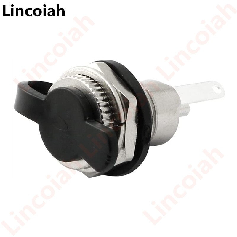 1/2/5Pcs/Set DC099 5.5 mm x 2.1mm DC Power Jack Socket Female Panel Mount Connector metal 5.5*2.1