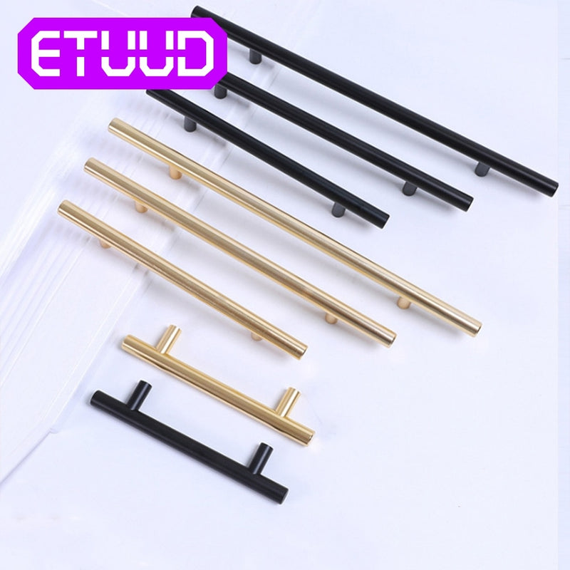 Modern Cabinet Shoe Rack Pull Simple Style Furniture Bedroom Closet Drawer Handle Aluminum Alloy, Gold Locker Wine Cabinet Knob