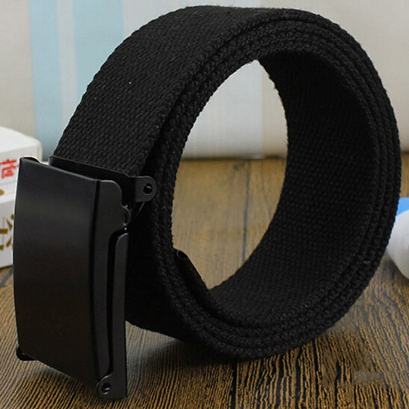 Men Belt 2020 Fashion Unisex Army Tactical Waist Belt Jeans Male Casual Luxury Canvas Webbing Waistband Ceinture Femme