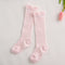 New Kids Socks Toddlers Girls Big Bow Knee High Long Soft Cotton Lace baby Socks Kids Solid Colour Cute Bow Girls Socks