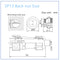 SP13 IP68 waterproof connector male plug &amp; female socket 1/2/3/4/5/6/7/9 pin panel Mount wire cable connector aviation plug