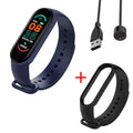 Smart Watch M6 Men&#39;s and Women&#39;s Fitness Heart Rate Blood Pressure Monitoring Bracelet Message Push Music Control Digital Watch
