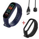 Smart Watch M6 Men&#39;s and Women&#39;s Fitness Heart Rate Blood Pressure Monitoring Bracelet Message Push Music Control Digital Watch