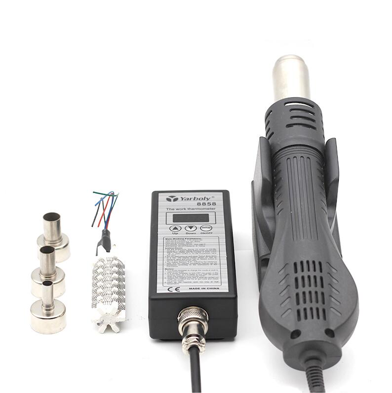 Soldering Station 8858 Portable Digital Hot Air Gun BGA Rework Solder Station Hot Air Blower Heat Gun Desoldering Than 858D 858
