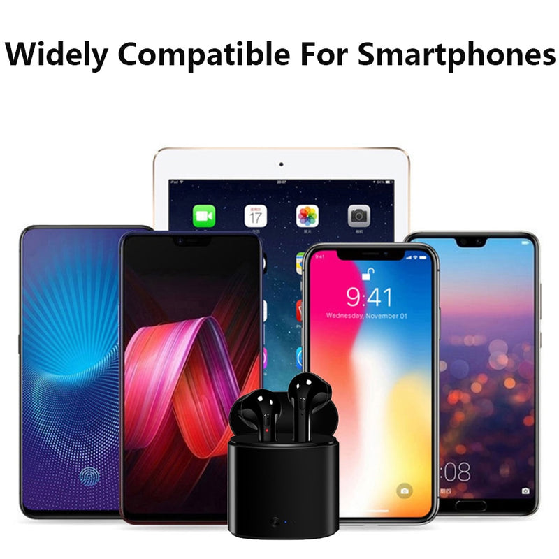 i7s tws Earphone bluetooth 5.0 Headphones Wireless Headsets Stereo Earbuds In-ear Sport Waterproof Headphones For Xiaomi Huawei