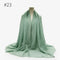 180X95CM Women Classic Muslim Crinkle Hijab Scarf Soft Cotton Head Scarves Turban Shawls Wraps Islamic Headband Femme Musulman