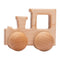 1PC Baby Toy Beech Wood Blocks Cartoon Car Educational Montessori Toys Children Teething Play Gym Baby Birthday Gift Products