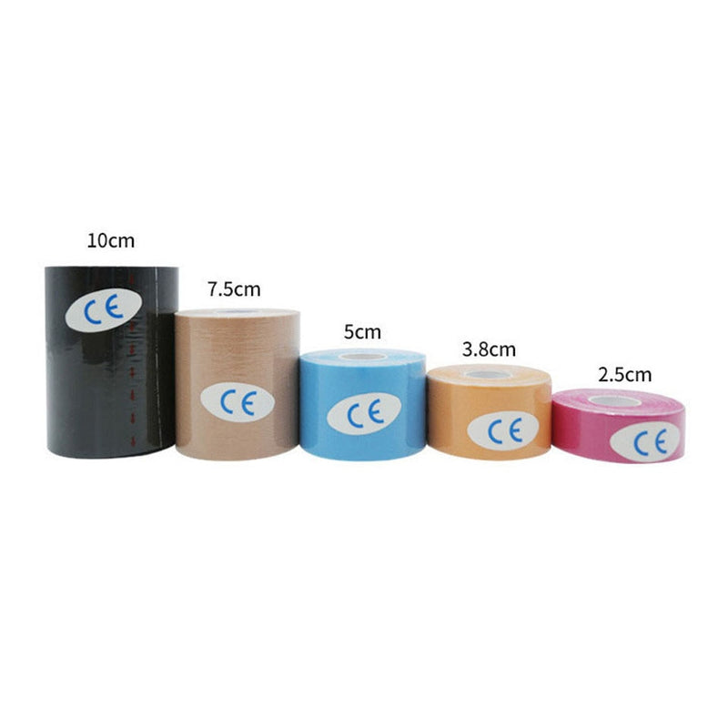 2022 New Kinesiology Tape Athletic Recovery Elastic Tape Kneepad Muscle Pain Relief Knee Pads Support for Gym Fitness Bandage