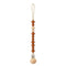 Baby Pacifier Clips Silicone Beads Wooden Ring Pacifier Chain Infant Nipple Appease Soother Chain Clips Dummy Holder Nipple Clip