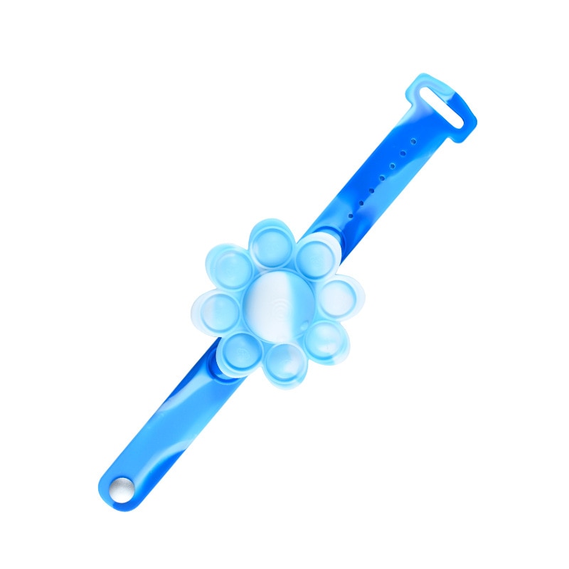 Octopus Spinning Pop Fidget Spinner Figet Toys Anti Stress Pops Wristband Light Bracelet Kawaii Push Bubble Kids Christmas Gifts