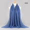 2021 NEW Flocked Bubble Cotton Scarf Hijabs For Muslim Women Soild Color Breathable Islamic Headscarf Arab Head Scarves