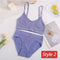 2PC Underwear Set Women Seamless Bra Set Wireless Bra Sexy High Waisted Female Underpants Comfortable Basic Bralette Lingerie