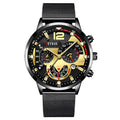 Top Brand Men Watch Luxury Gold Stainless Steel Mesh Belt Quartz Watches Business Leather Mens Luminous Clock relogio masculino