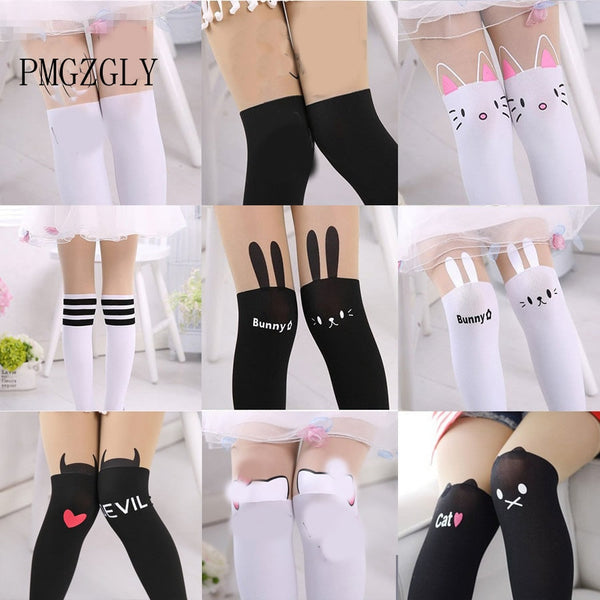 2020 fashion tights girls cartoon designs boys girls tights girls pantyhose animal print spring autumn Summer pantyhose tights