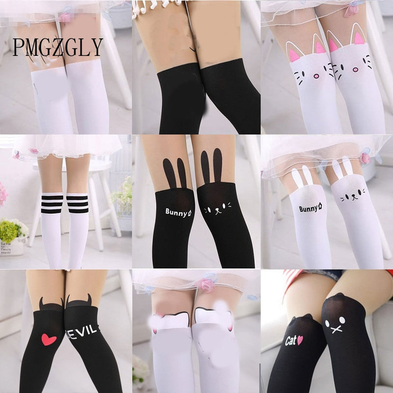2020 fashion tights girls cartoon designs boys girls tights girls pantyhose animal print spring autumn Summer pantyhose tights