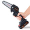 Cordless Electric Chain Saw Household Small Handheld Electric Saw Wireless Lithium Battery Outdoor Logging Orchard Electric Prun
