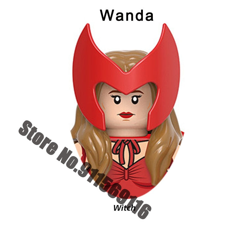 Superhero Building block Loki Iron Man Moon Knight Hulk Thor Captain America Venom Groot Thanos Vision Khonsu Deadpool Brick Toy