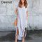 Plus Size 5XL Sexy Women Dress Summer 2021 Solid Casual Short Sleeve Maxi Dress For Women Long Dress Free Shipping Lady Dresses
