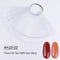 Clear Nature Black False Tips For Nail Art Display Oval Fan Style Nail Swatch Polish Stand Tips Practice Manicure Tools BEA23-2