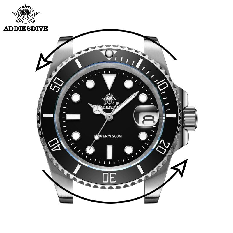 2020 New Fashion Watch Stainless Steel Diver Watch 200M C3Super luminous Sport luxury stainless steel watch Quartz Men&