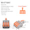 1 Input 2/3/4/5 Output Splitter Quick Spring Splicing Wire Connector Electric Cable Terminal Block Push In With Operation Lever
