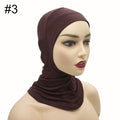 Under Scarf Hijab Cap Muslim Women Veil Turban For Women Muslim Fashion Islam Inner Cap Hijab Jersey Underscaf Caps Hat Ladies