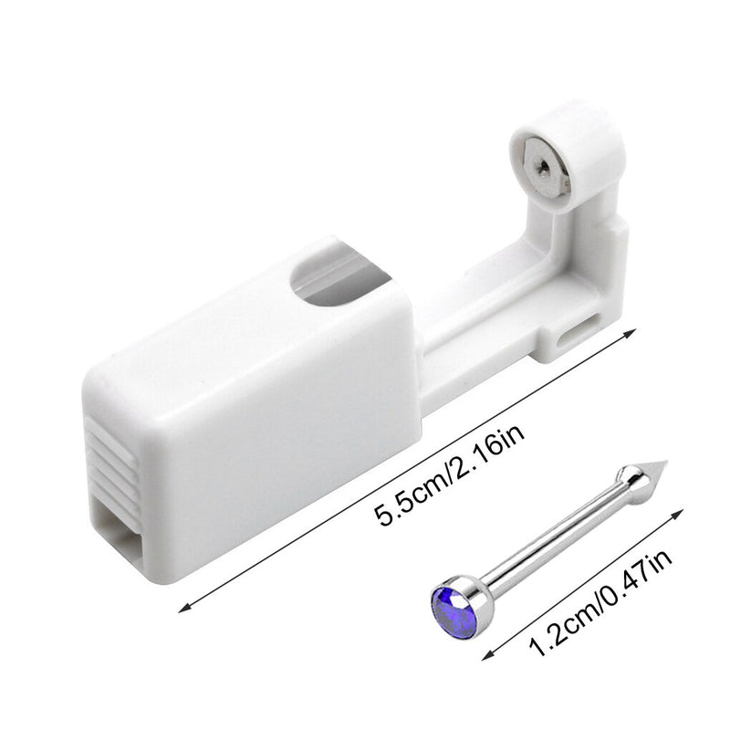 1 pc Disposable Painless Ear Piercing Nose Studs Piercing Gun Healthy Sterile Puncture Tool for Earrings Ear Piercing Gun