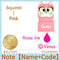 Custom-Made Stamp Baby Boys Girls DIY Toys For Children Customized Sticker Name Seal Student Clothes Chapter No Fade Security 01