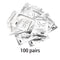 20/50/100 Pairs Patches for Building Hydrogel EyePads Eyelash Extension Paper Stickers Lint Free Under Eye Pads Makeup Supplies