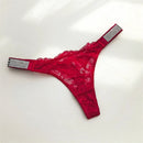 Shiny Rhinestone Thong Women Low Waist Panties Sexy Underwear Ladies Briefs Lingere Panty Underware Womens Lingerie Thongs