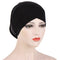 2022 Women Solid color Under Scarf Cap turban femme musulman Ready to wear hijab cap female headscarf bonnet muslim inner hijabs