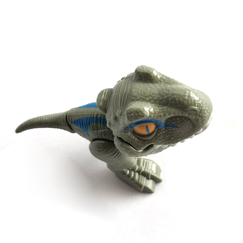 New 1pcs Fidget Finger Dinosaur Toy Gift Jurassic Tricky Tyrannosauru Park Model Interactive Biting Hand Creative Dinosaur Child