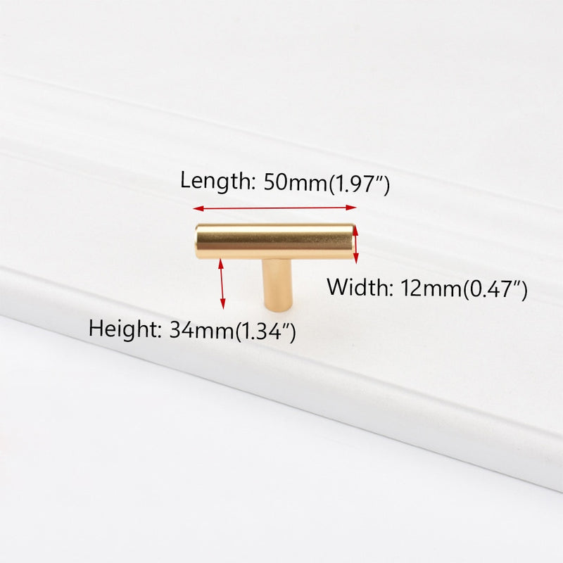 Modern Cabinet Shoe Rack Pull Simple Style Furniture Bedroom Closet Drawer Handle Aluminum Alloy, Gold Locker Wine Cabinet Knob