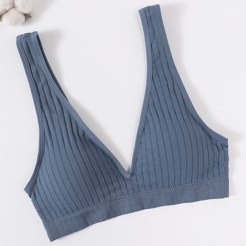 Seamless Bra Sports Bras For Women Plunge Bra Top Female Brassiere Deep V Sexy Women Underwear Backless Bralette Lingerie