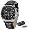 Watches Mens 2022 LIGE Top Brand Luxury Casual Leather Quartz Men&