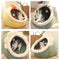 Sweet Cat Bed Warm Pet Basket Cozy Kitten Lounger Cushion Cat House Tent Very Soft Small Dog Mat Bag For Washable Cave Cats Beds