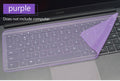 Universal Laptop Cover Keyboard Skin Dustproof Waterproof Soft Silicone Protector Generic for Macbook 12-14 inch and 15-17 inch