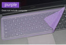 Universal Laptop Cover Keyboard Skin Dustproof Waterproof Soft Silicone Protector Generic for Macbook 12-14 inch and 15-17 inch